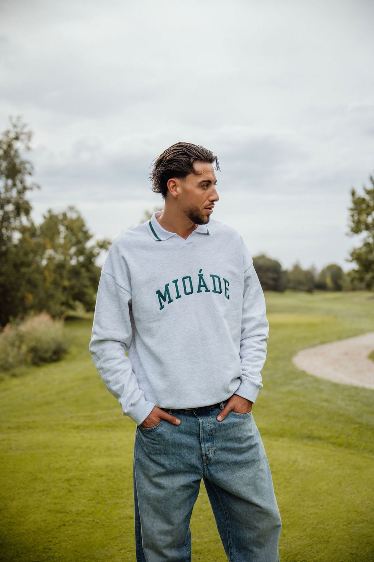 POLO SWEATER GREY