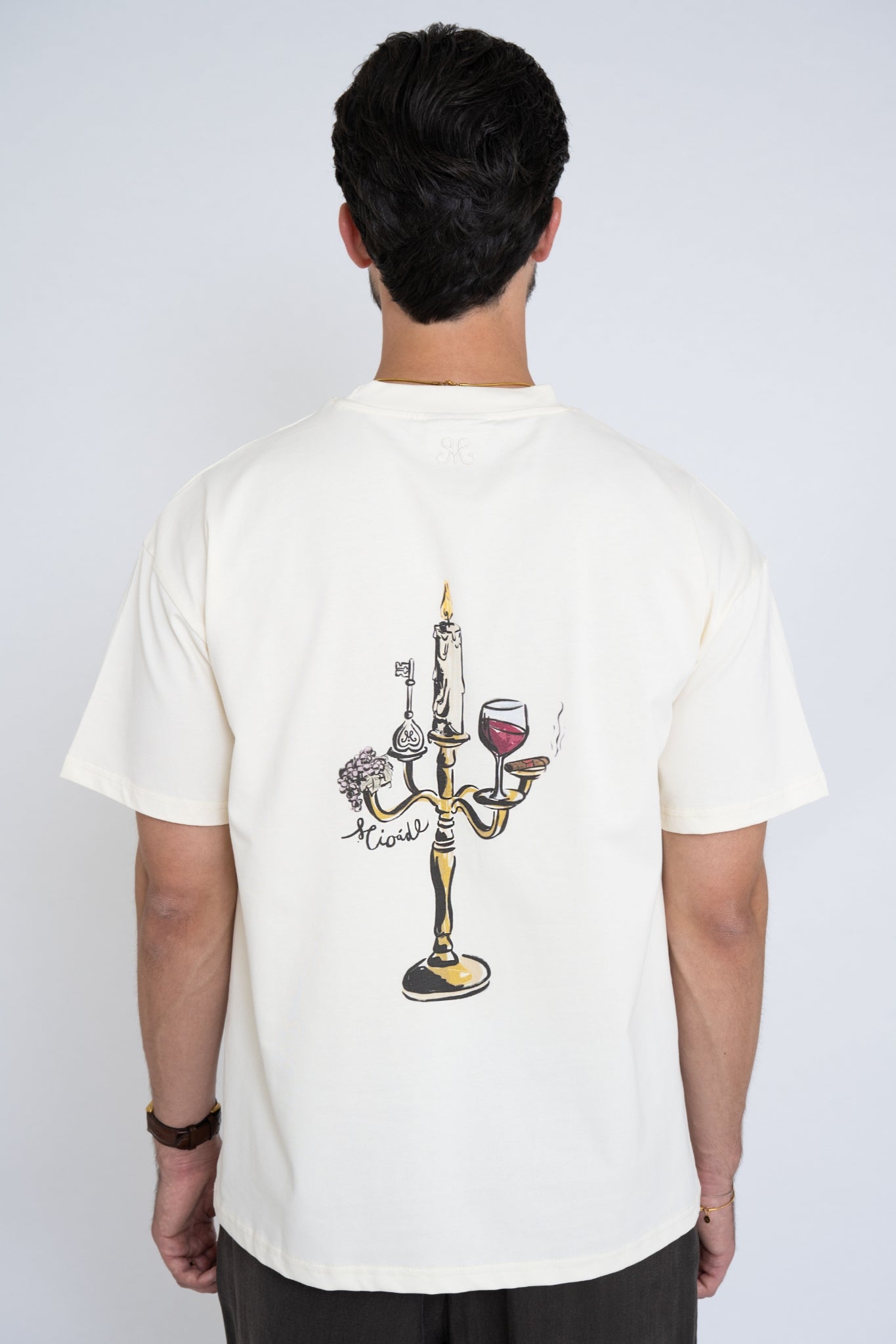 CANDLELIT T-SHIRT OFF-WHITE