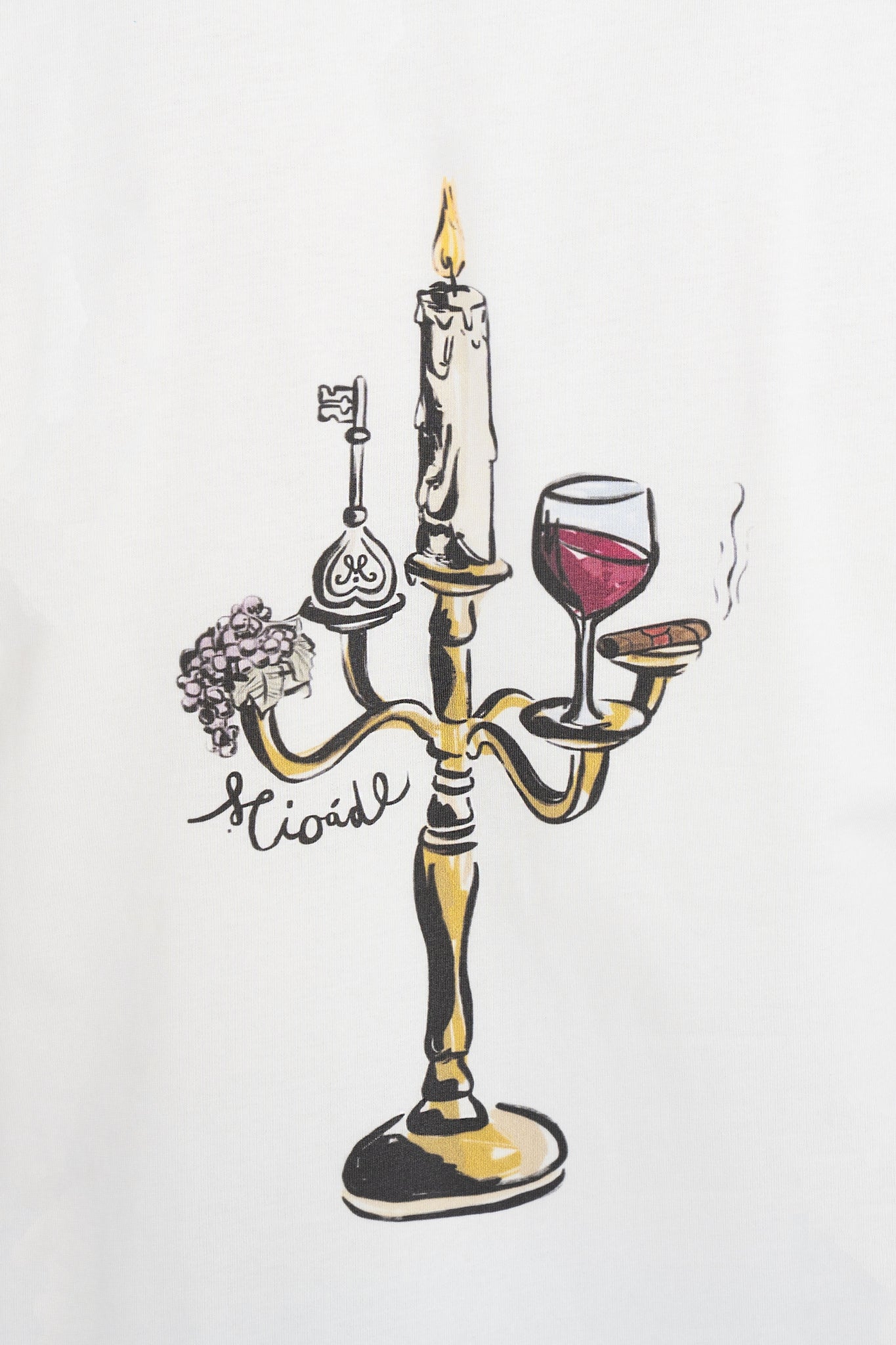 CANDLELIT T-SHIRT OFF-WHITE