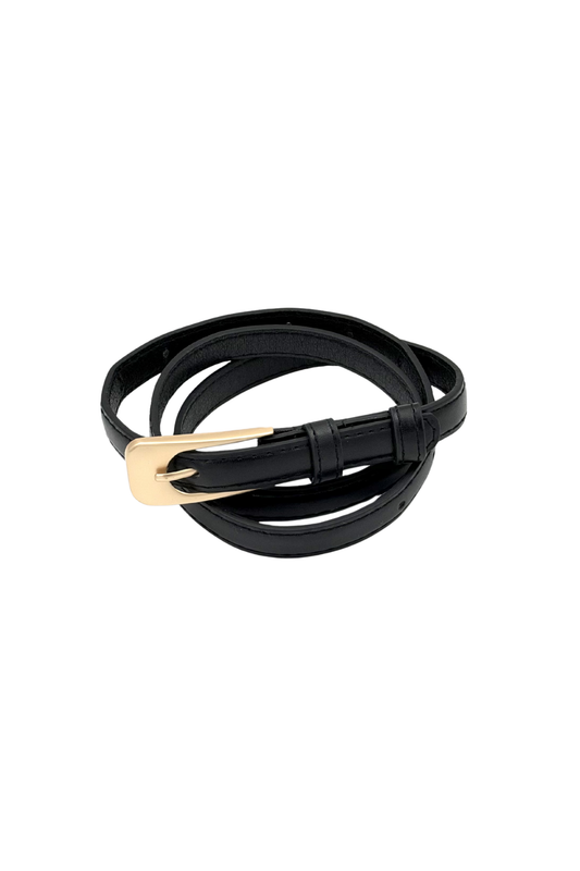 CLASSIC LEATHER BELT BLACK