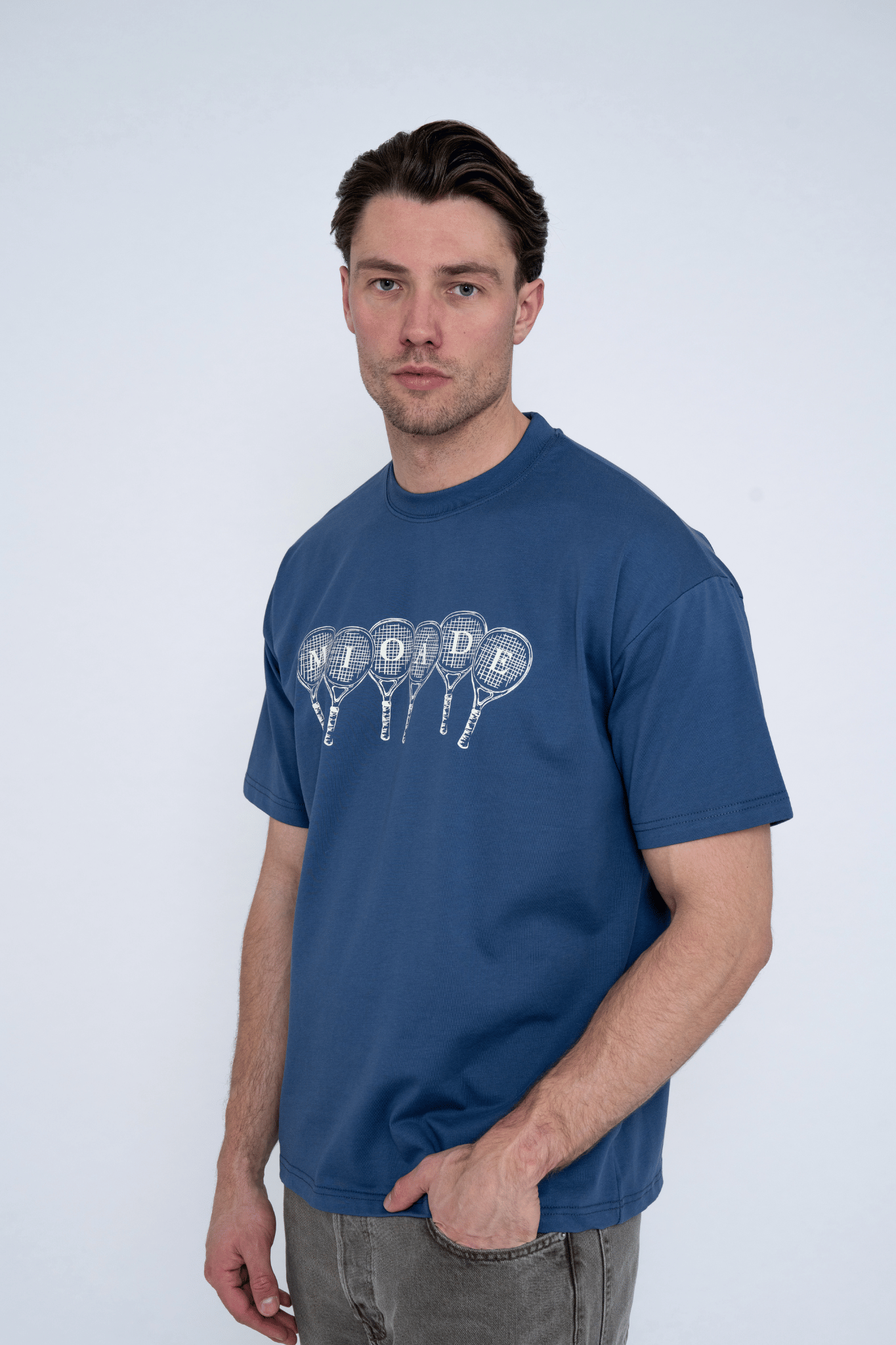 RACKET T-SHIRT BLUE