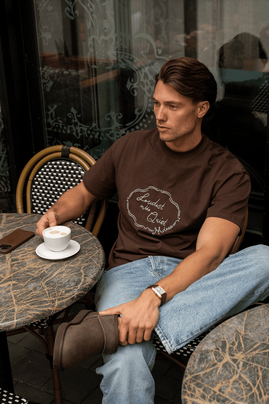 LOUDEST T-SHIRT BROWN