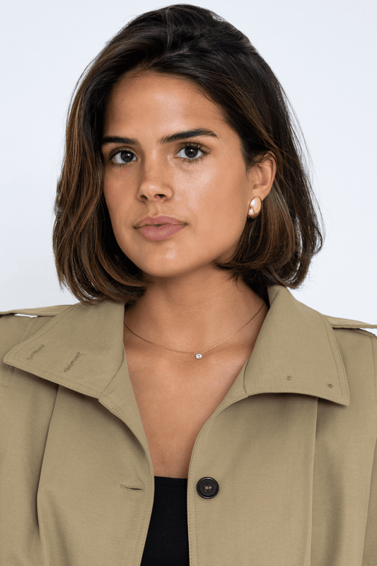 GOLD NECKLACE WITH DIAMOND