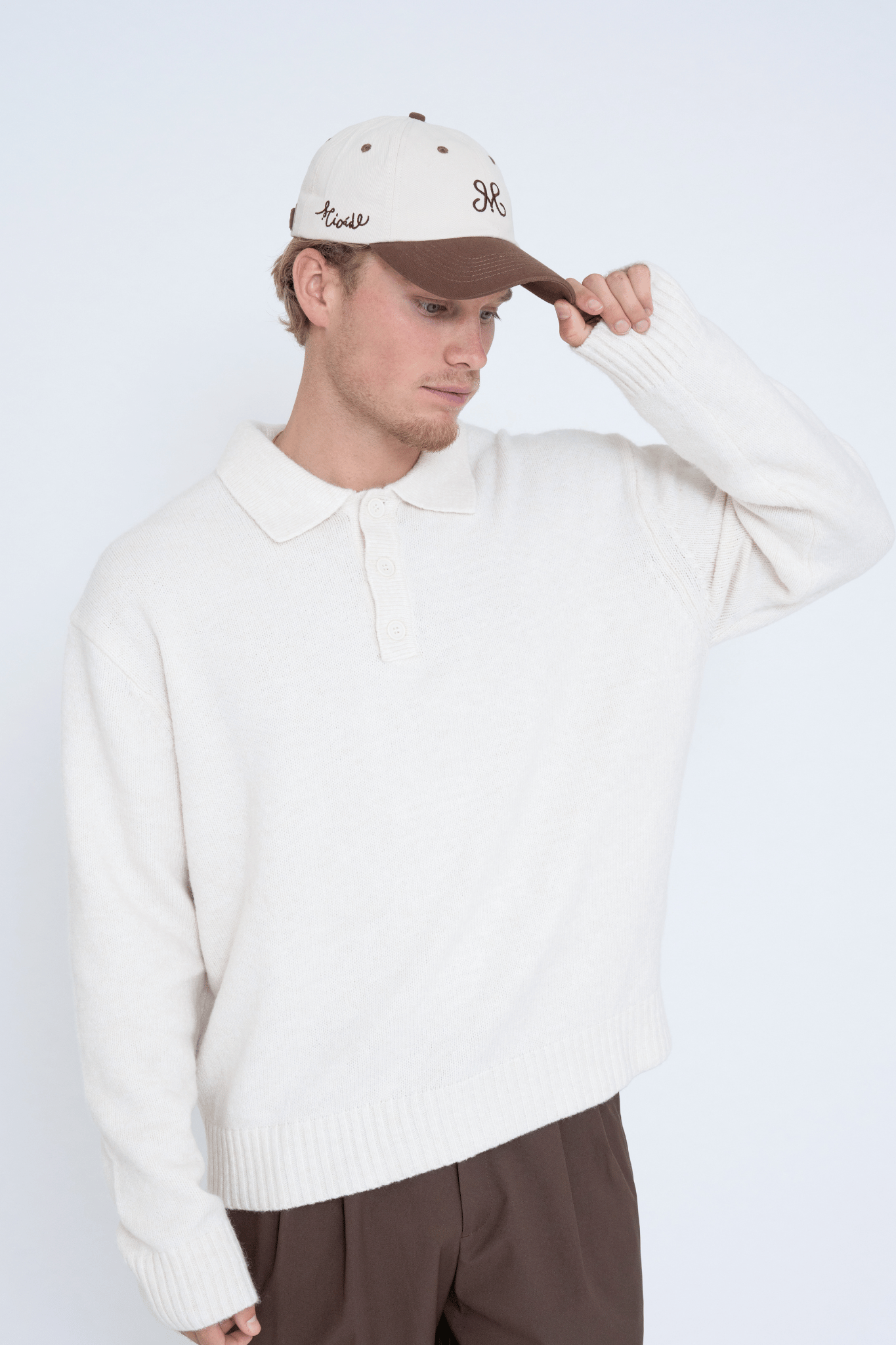 ICON CAP BEIGE BROWN