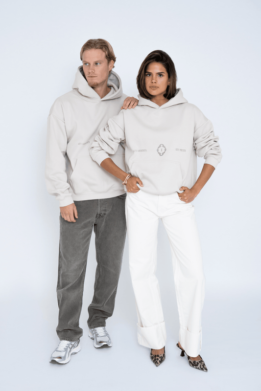 KEY MOMENTS HOODIE BEIGE