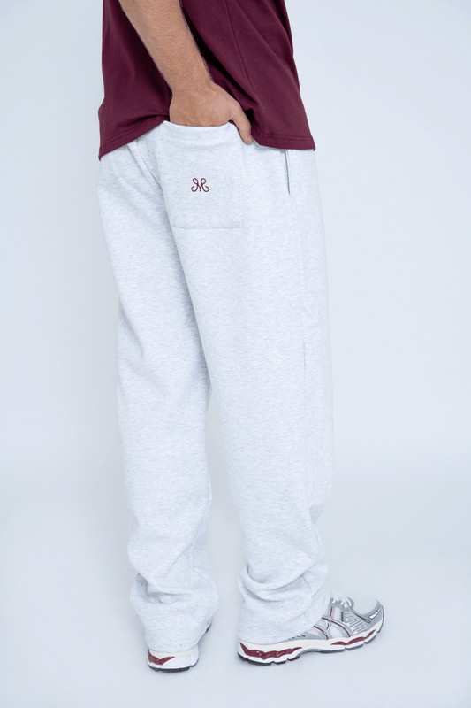 LOGO SWEATPANTS GREY
