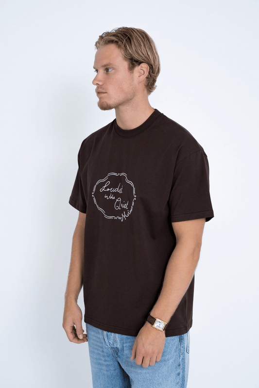 LOUDEST T-SHIRT BROWN