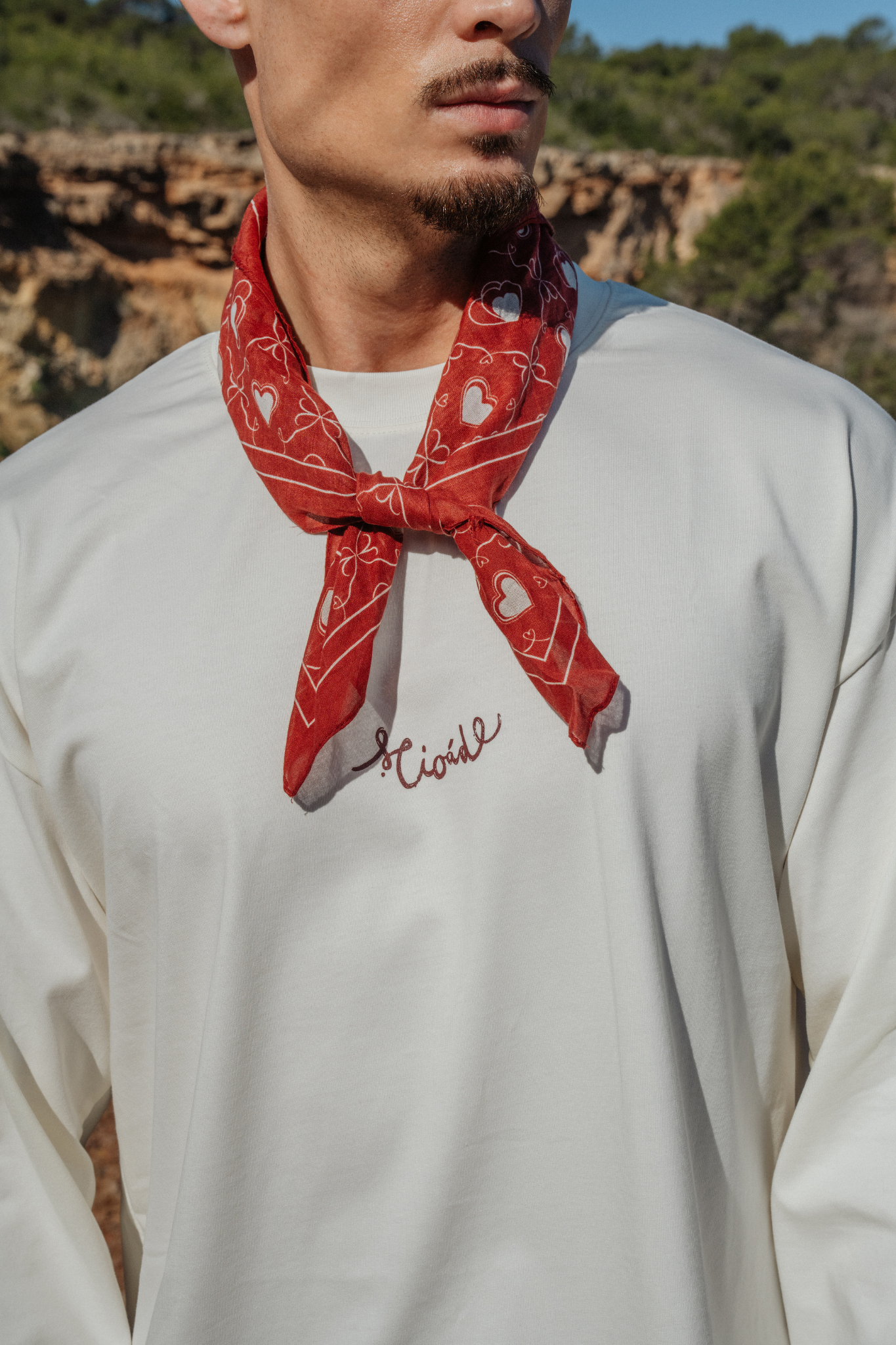 MONOGRAM LONGSLEEVE WHITE
