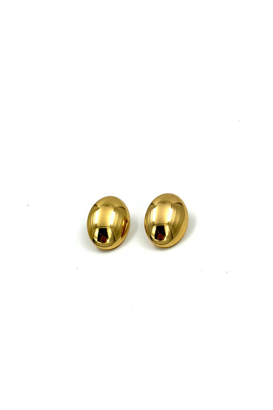 OVAL EARRINGS GOLD