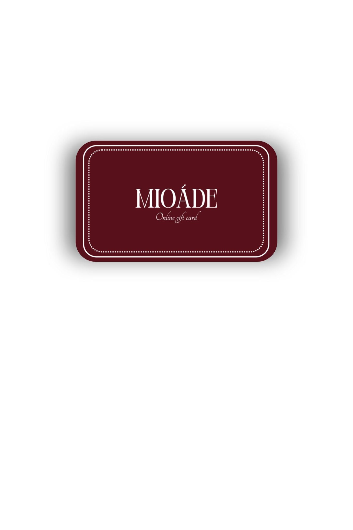 ONLINE GIFT CARD