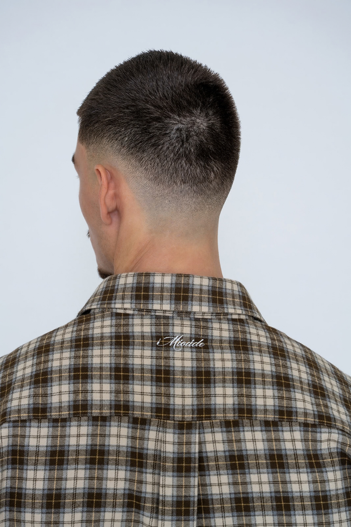 PATCH FLANNEL SHIRT BROWN