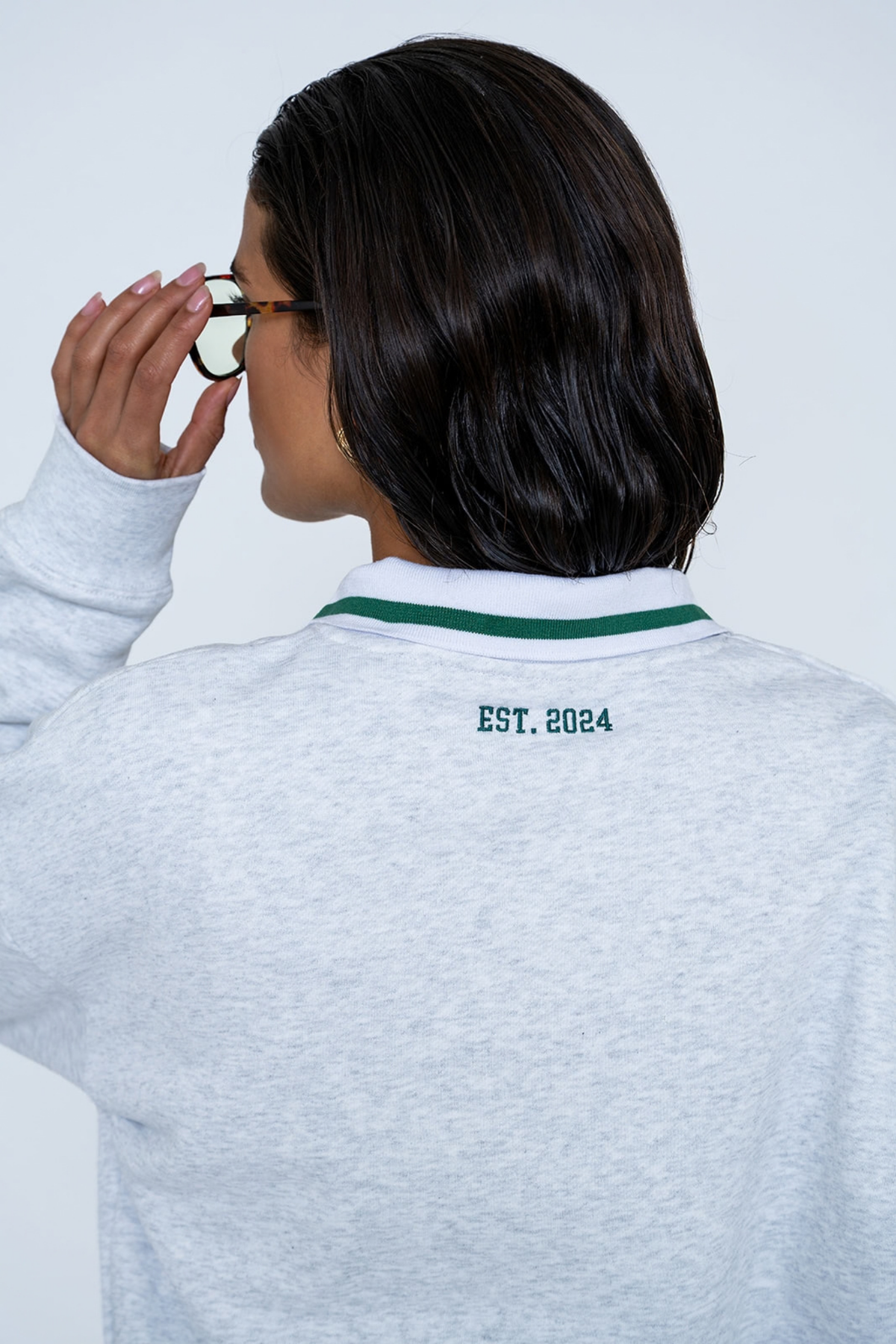 POLO SWEATER GREY