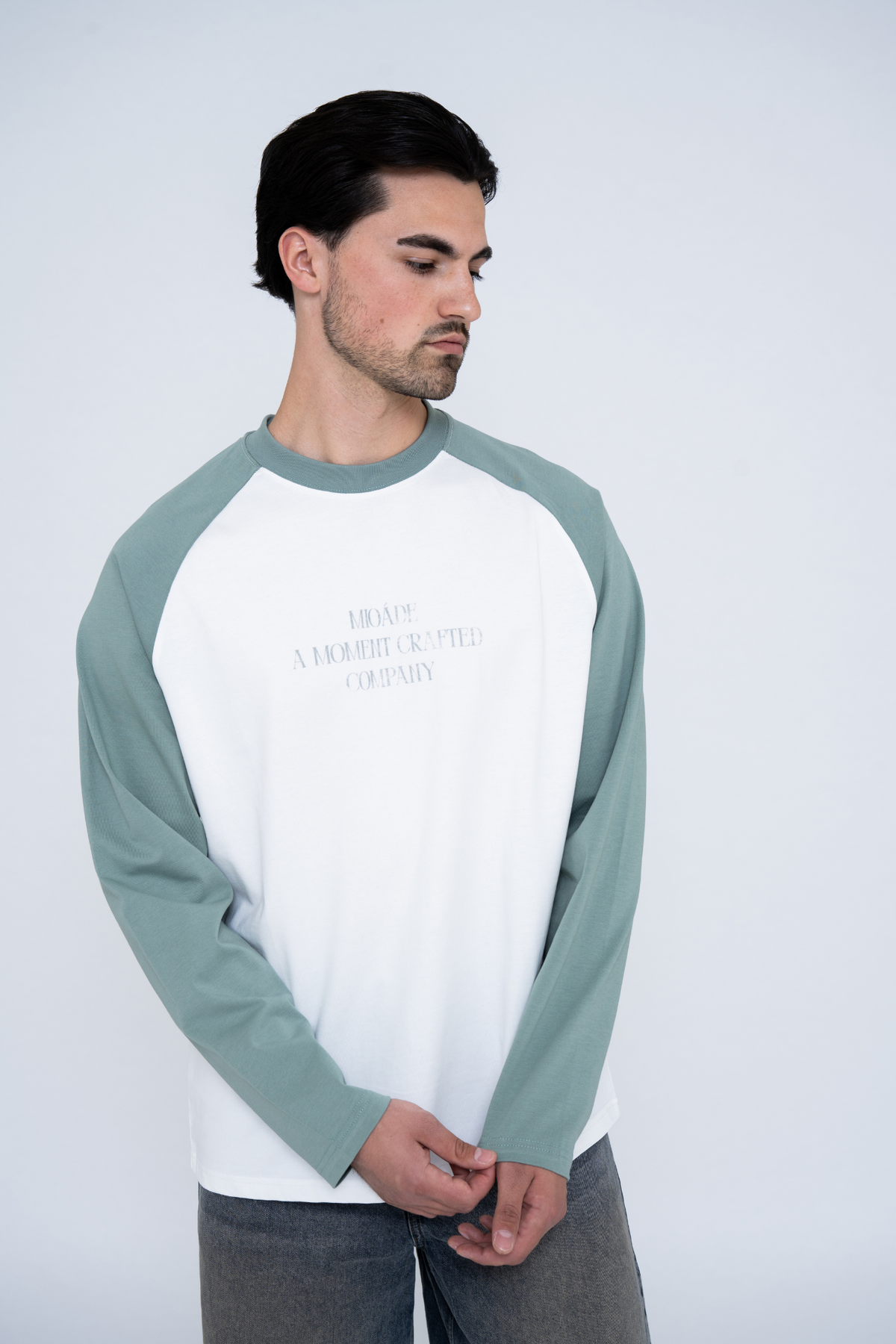 RAGLAN LONGSLEEVE WHITE SAGE