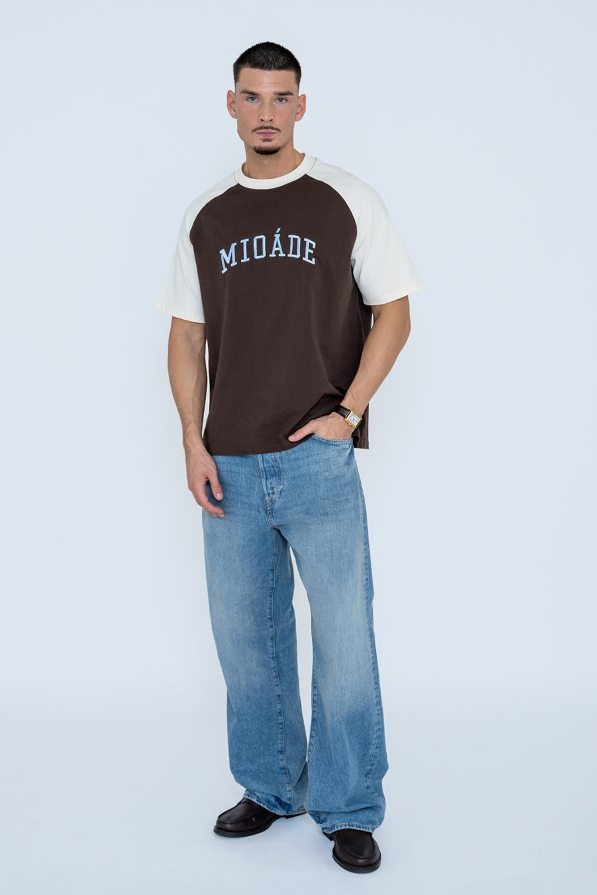 RAGLAN T-SHIRT BROWN