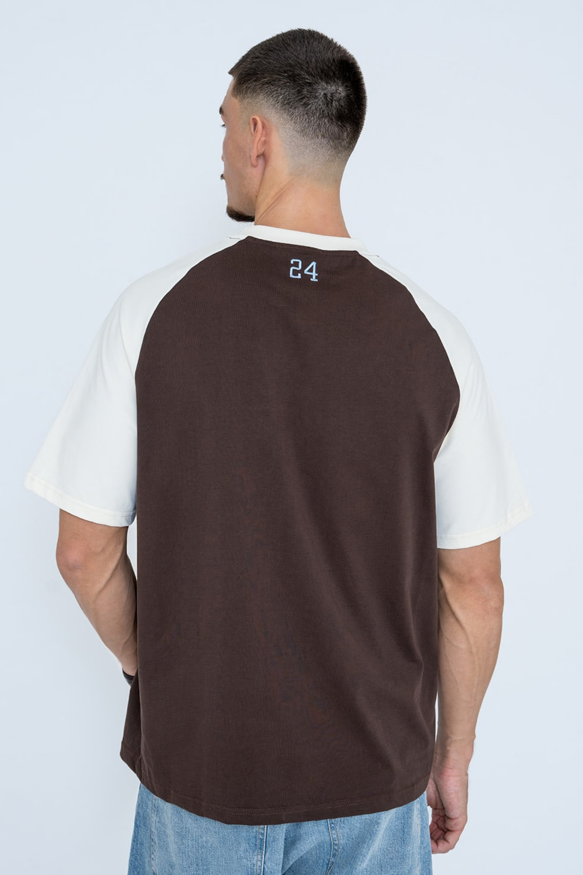 RAGLAN T-SHIRT BROWN