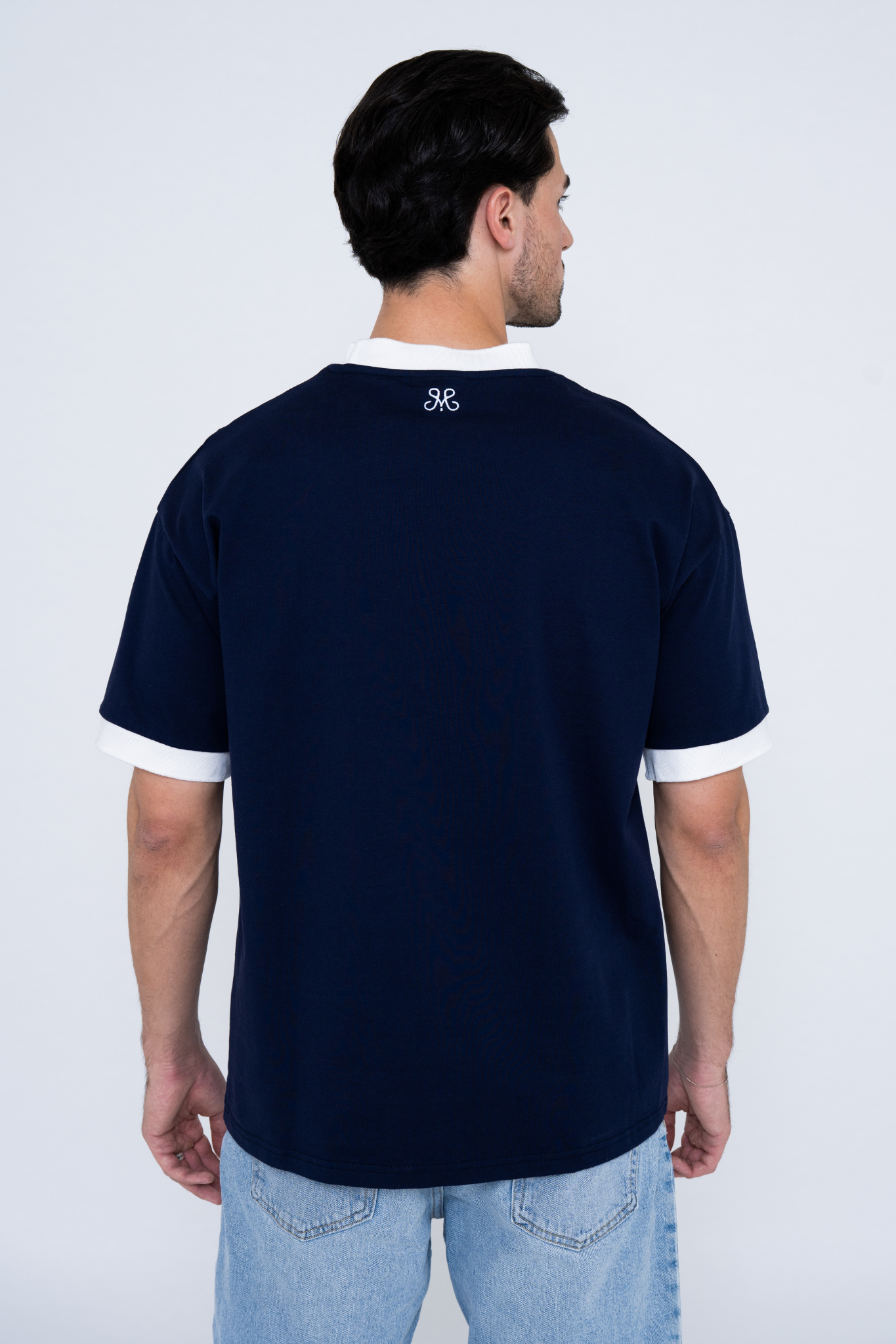 RINGER T-SHIRT NAVY