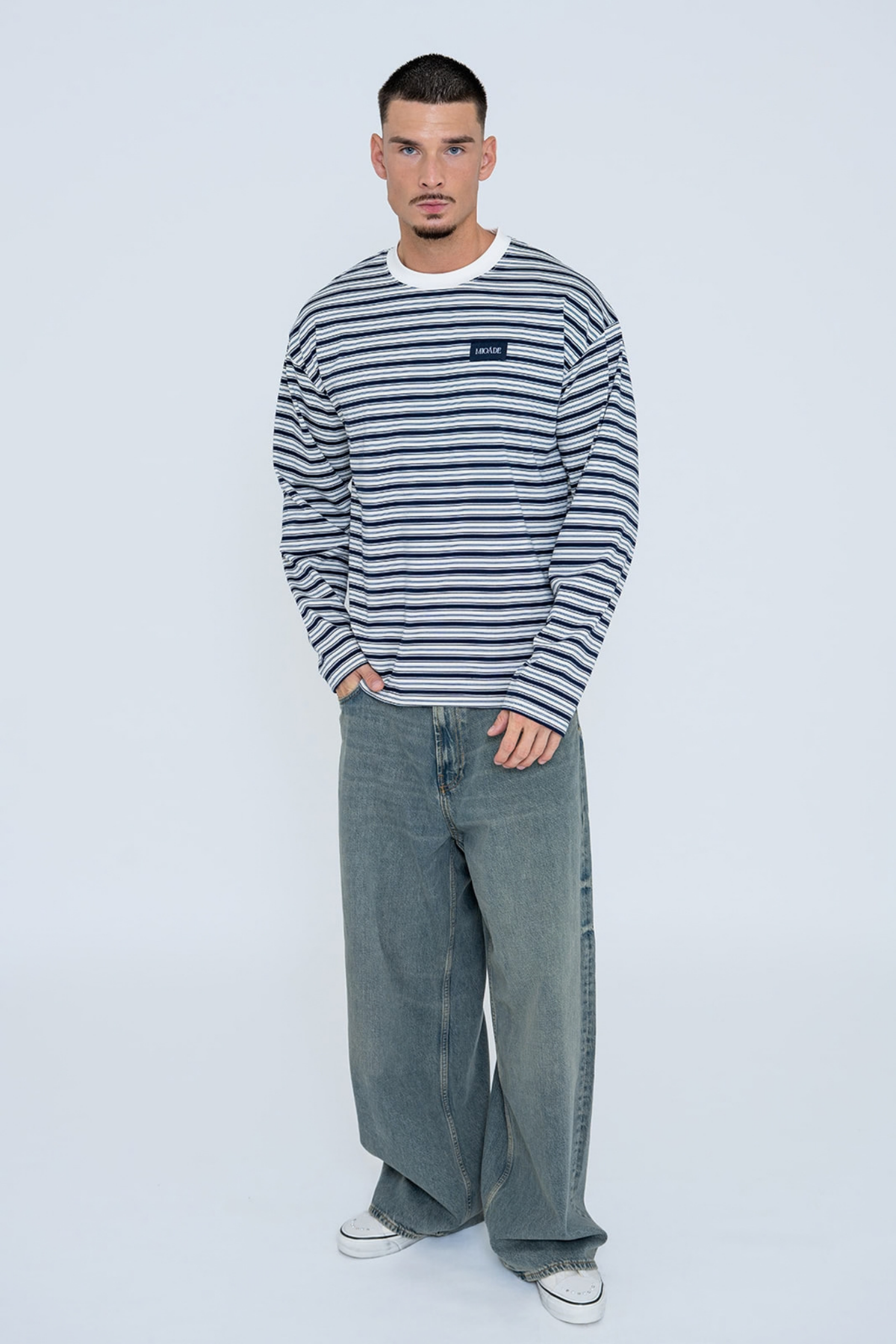 STRIPED LONGSLEEVE WHITE