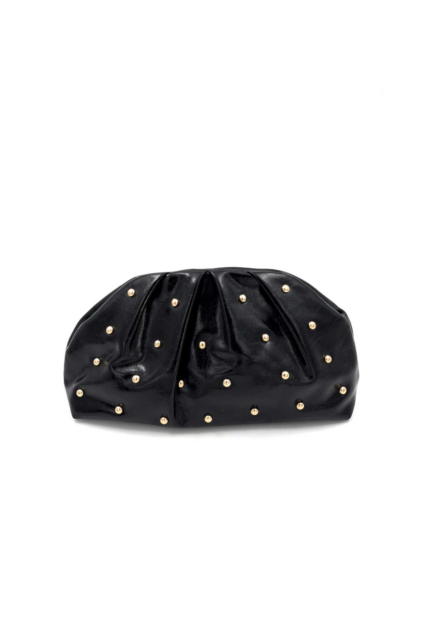 STUDDED CLUTCH BLACK