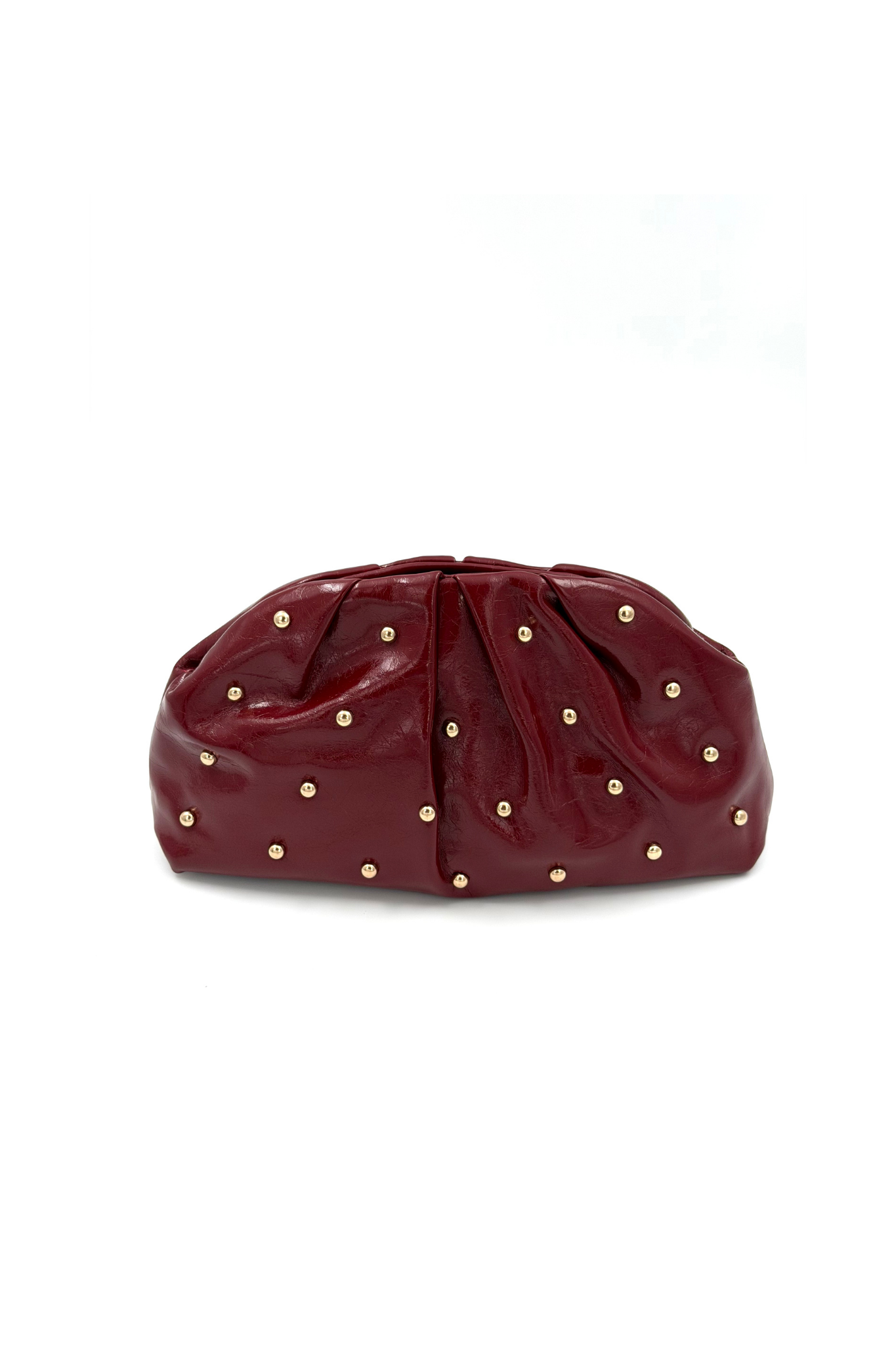 STUDDED CLUTCH BORDEAUX