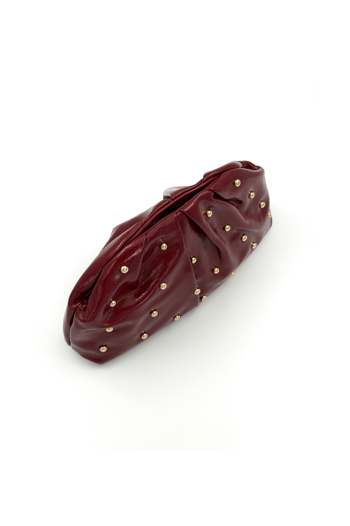 STUDDED CLUTCH BORDEAUX