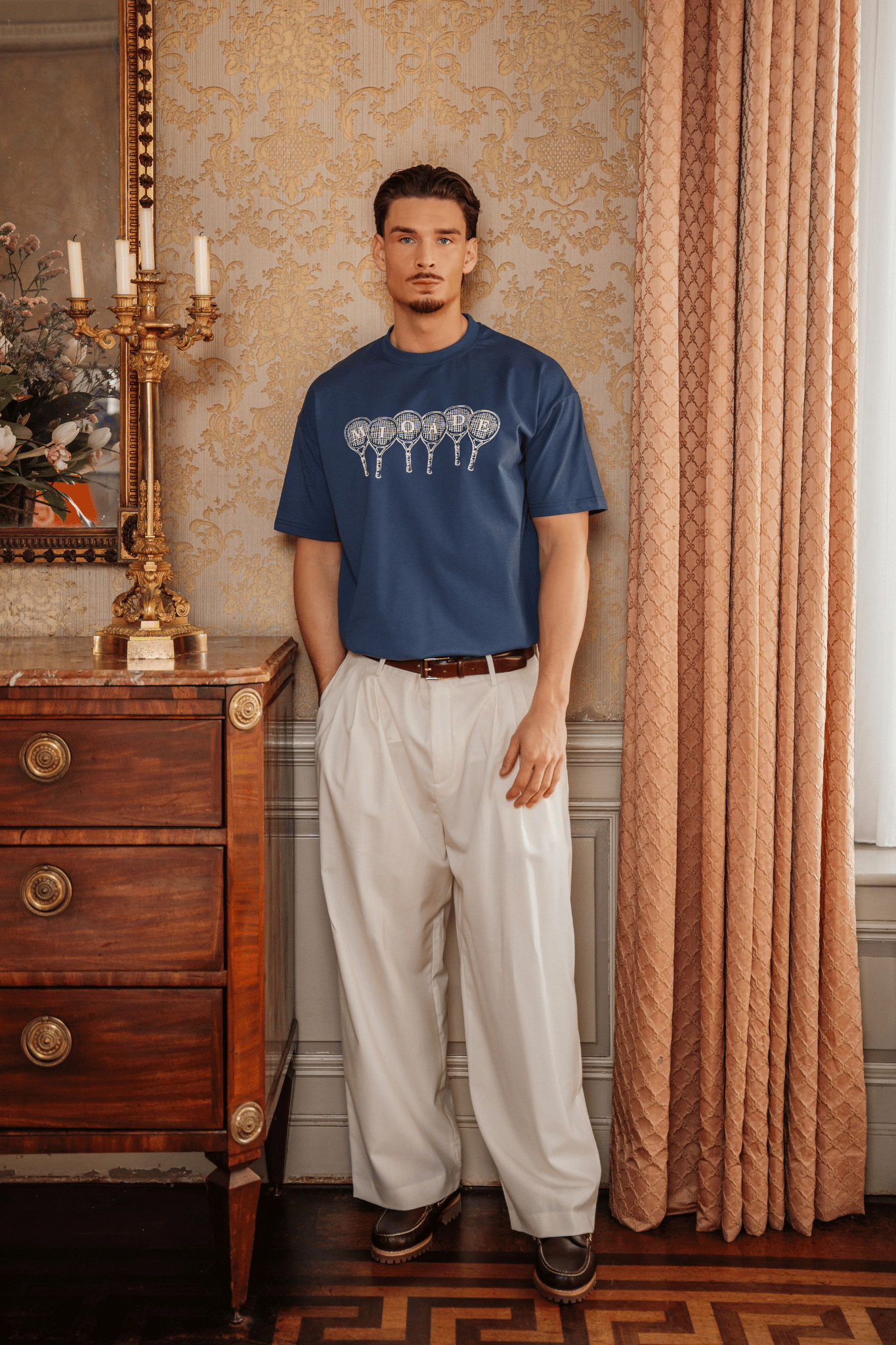 RACKET T-SHIRT BLUE