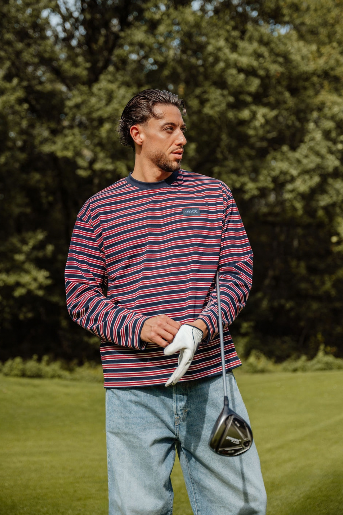 STRIPED LONGSLEEVE BORDEAUX