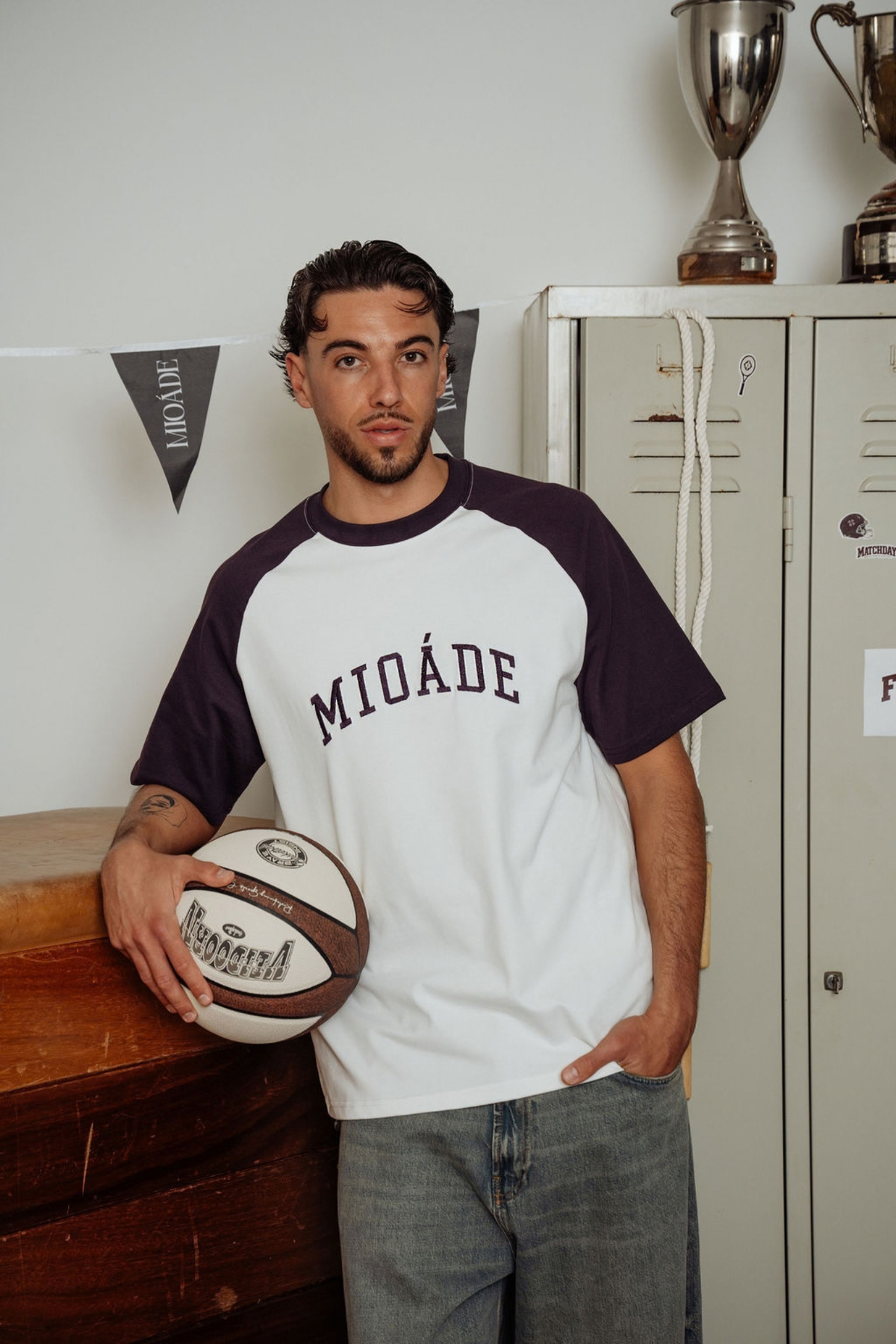 RAGLAN T-SHIRT PLUM
