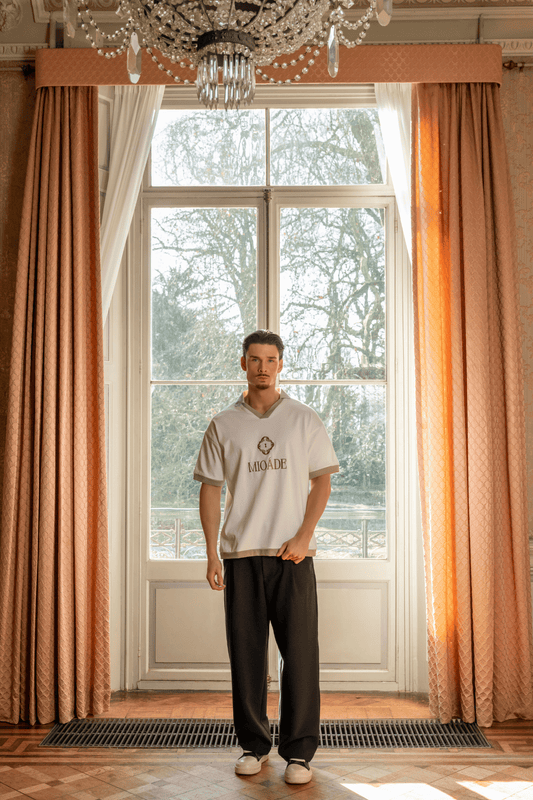 EMBLEM POLO T-SHIRT WHITE