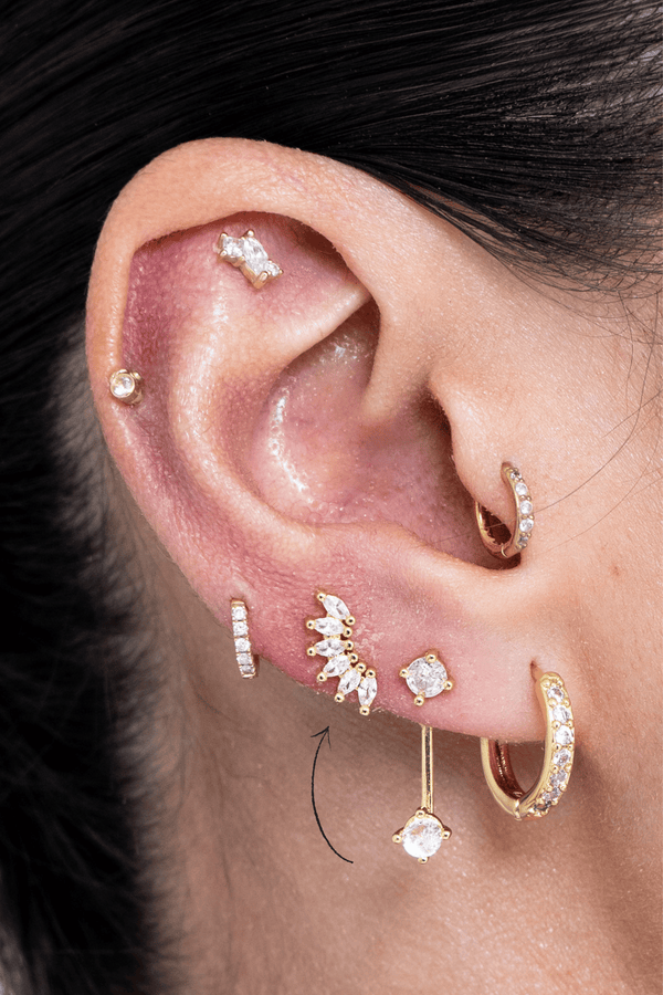 ARC STUD GOLD
