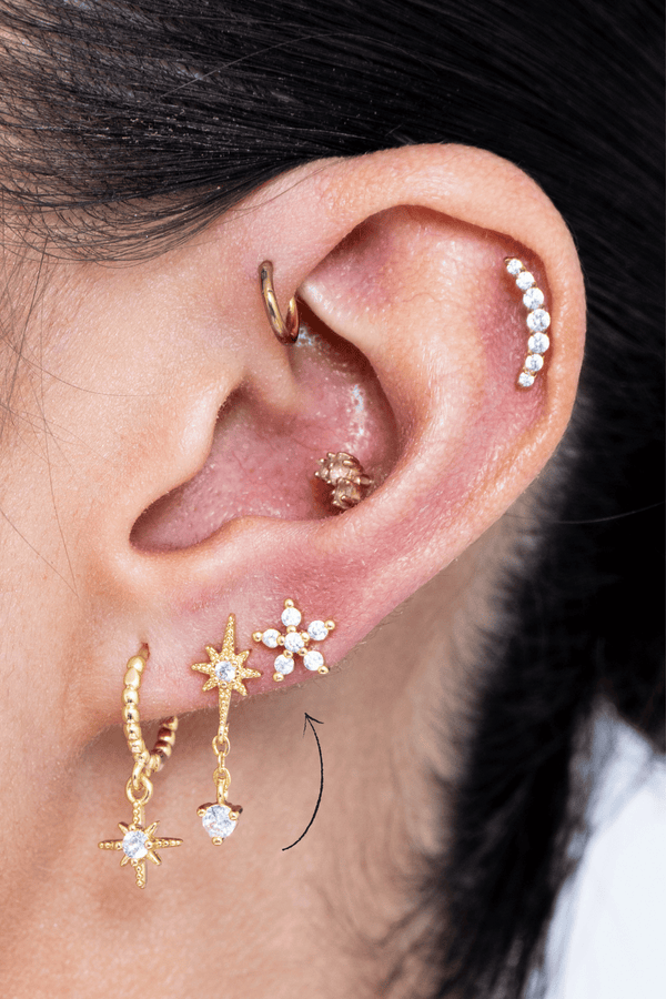 BLOSSOM STUD GOLD