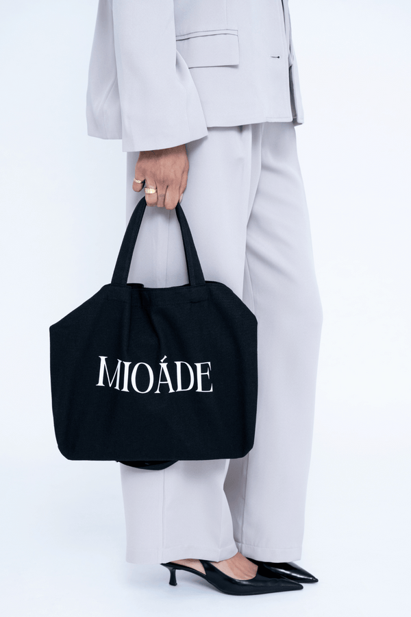 CANVAS LOGO BAG BLACK