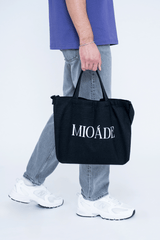 CANVAS LOGO BAG BLACK