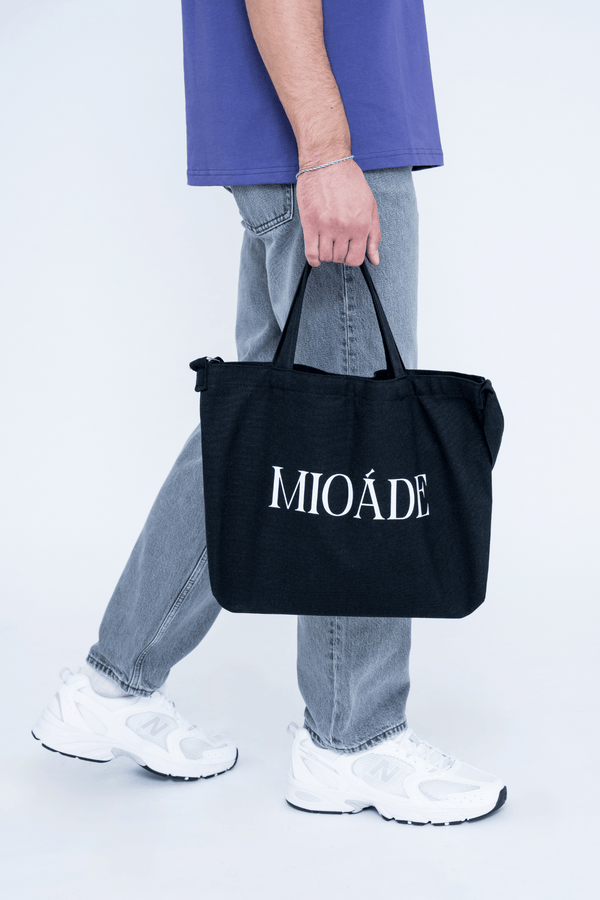 CANVAS LOGO BAG BLACK