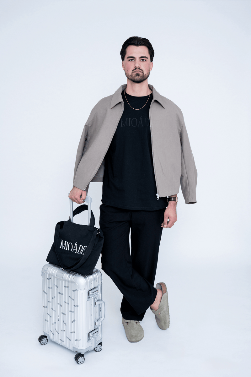 CANVAS LOGO BAG BLACK