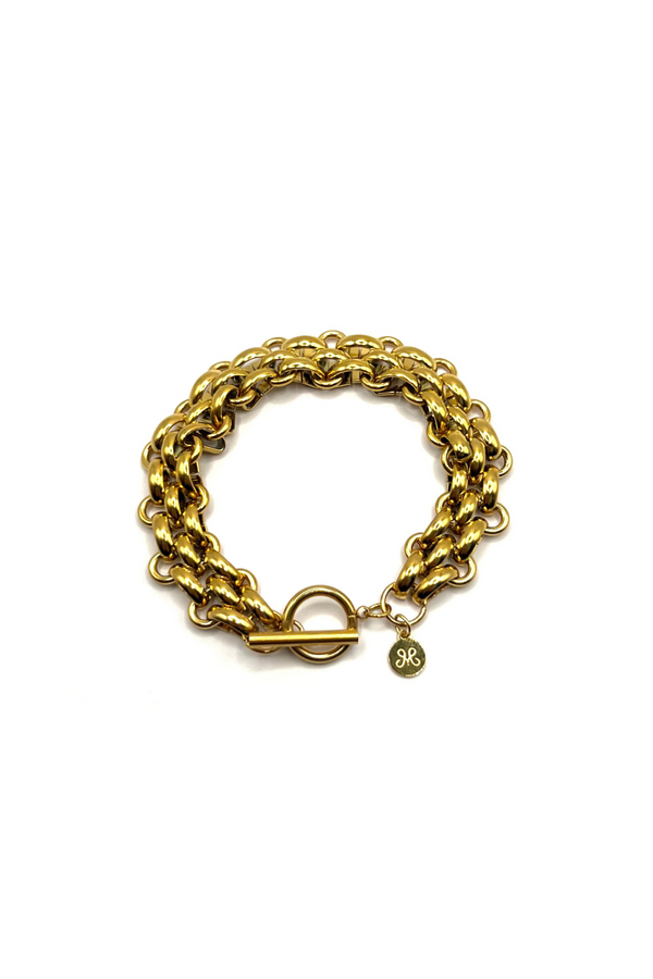 CHAIN STATEMENT BRACELET GOLD
