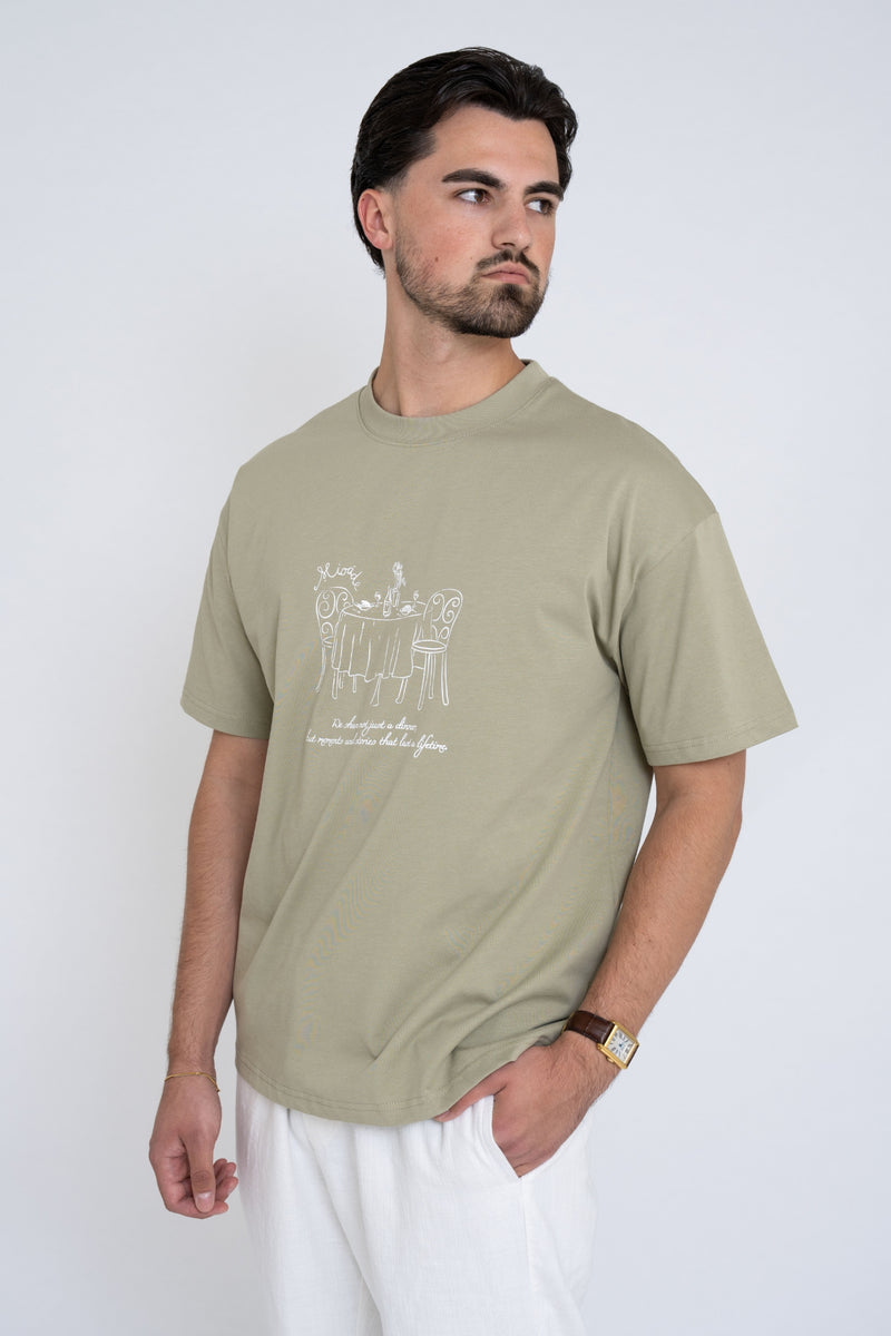 DINING T-SHIRT GREEN