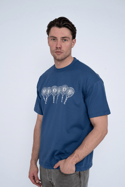 RACKET T-SHIRT BLUE