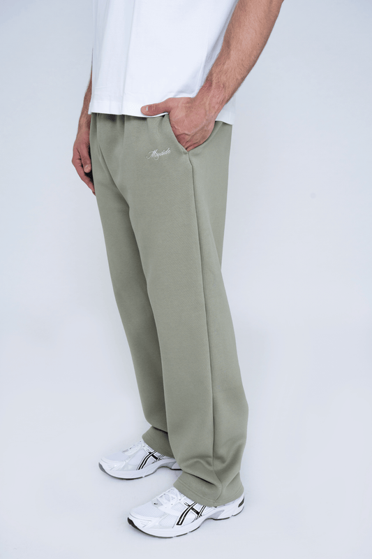 SCRIPT SWEATPANTS GREEN