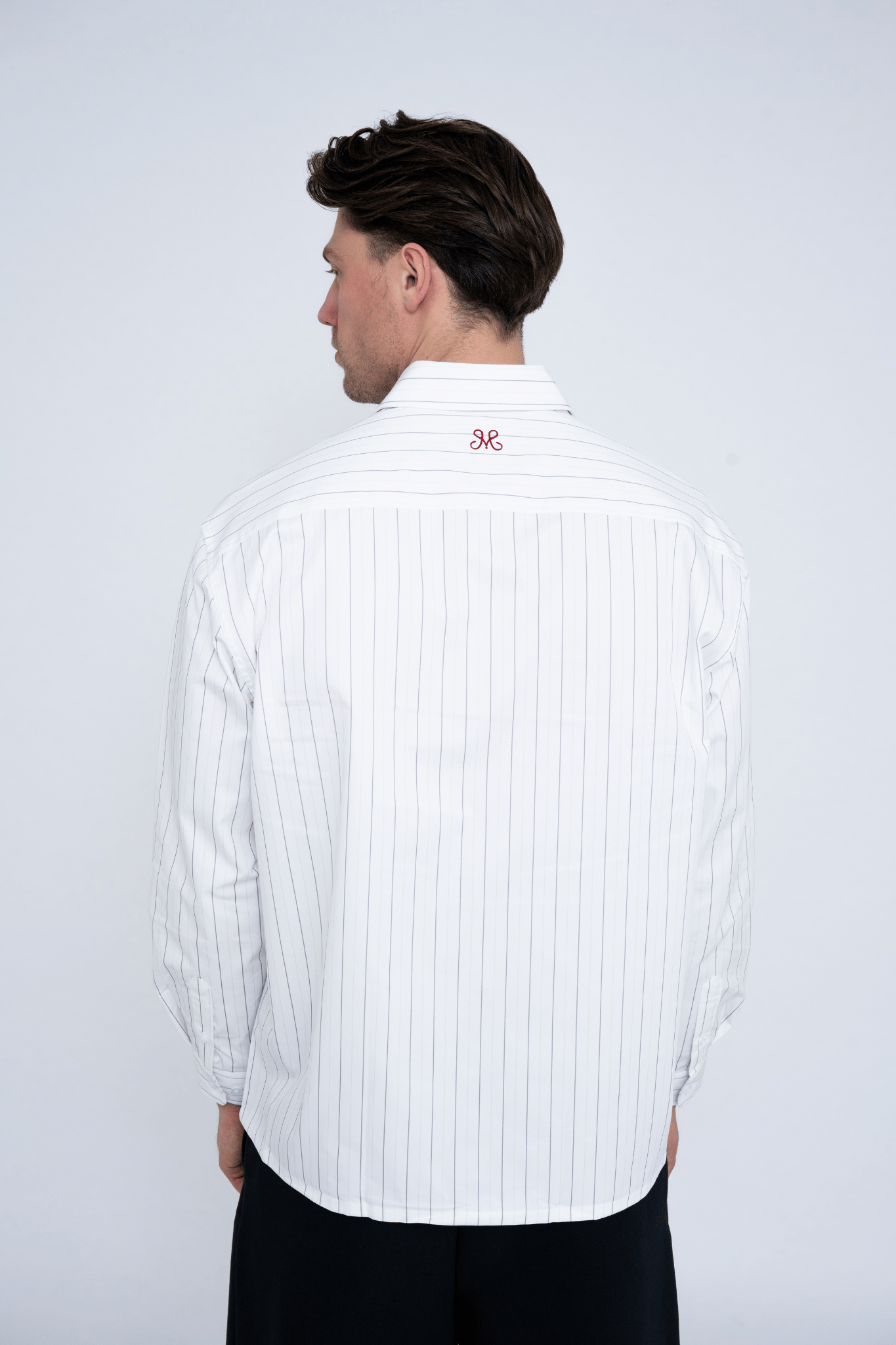 PINSTRIPE SHIRT WHITE