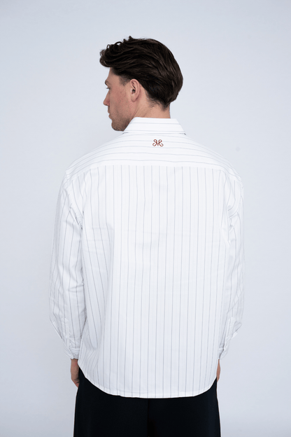 PINSTRIPE SHIRT WHITE