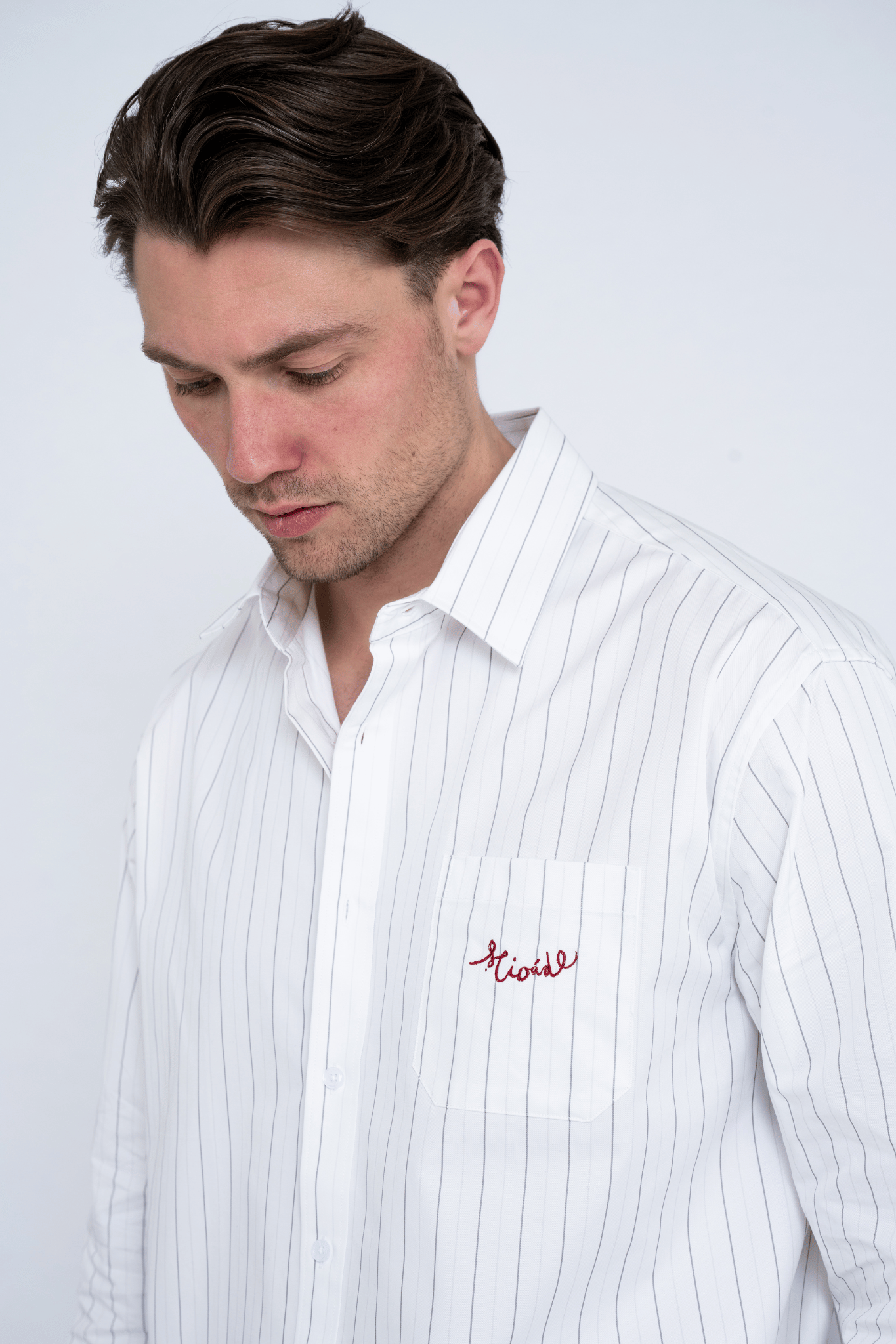 PINSTRIPE SHIRT WHITE
