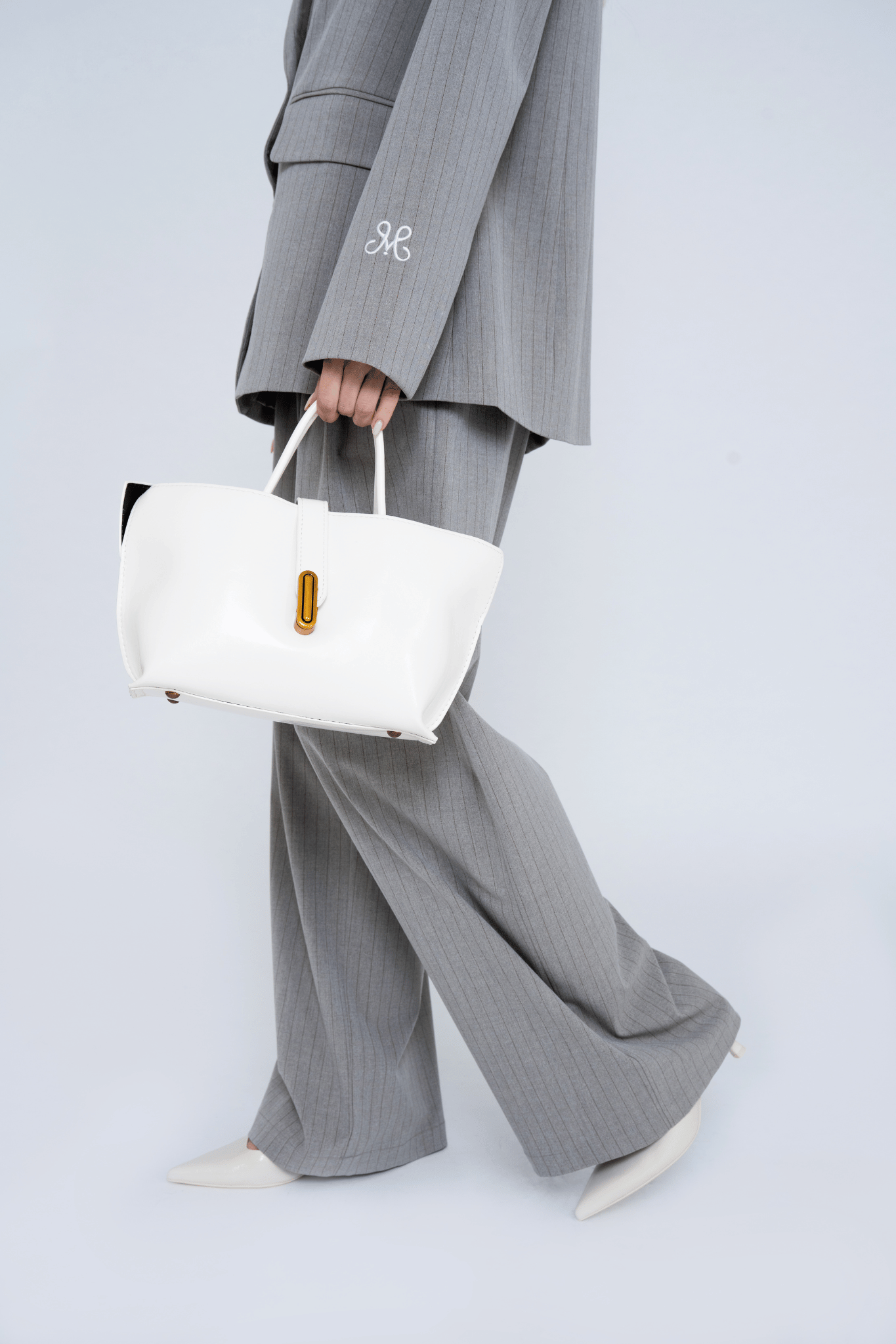 CLASSIC STRUCTURED BAG OFF WHITE