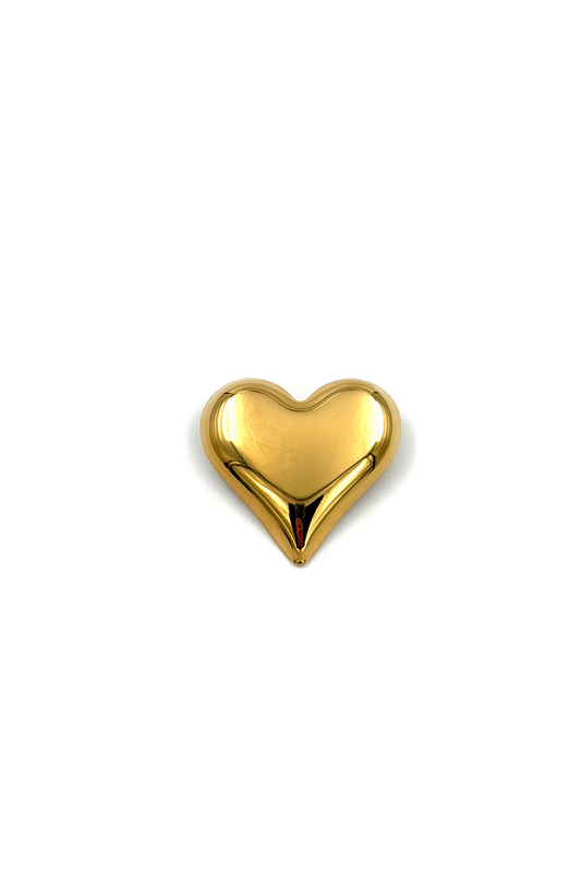 HEART BROCHE GOLD
