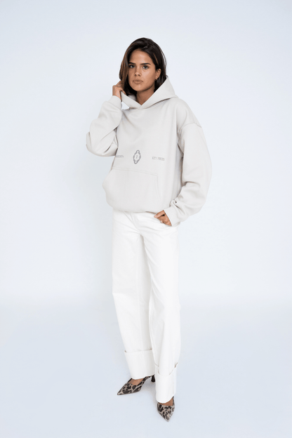 KEY MOMENTS HOODIE BEIGE