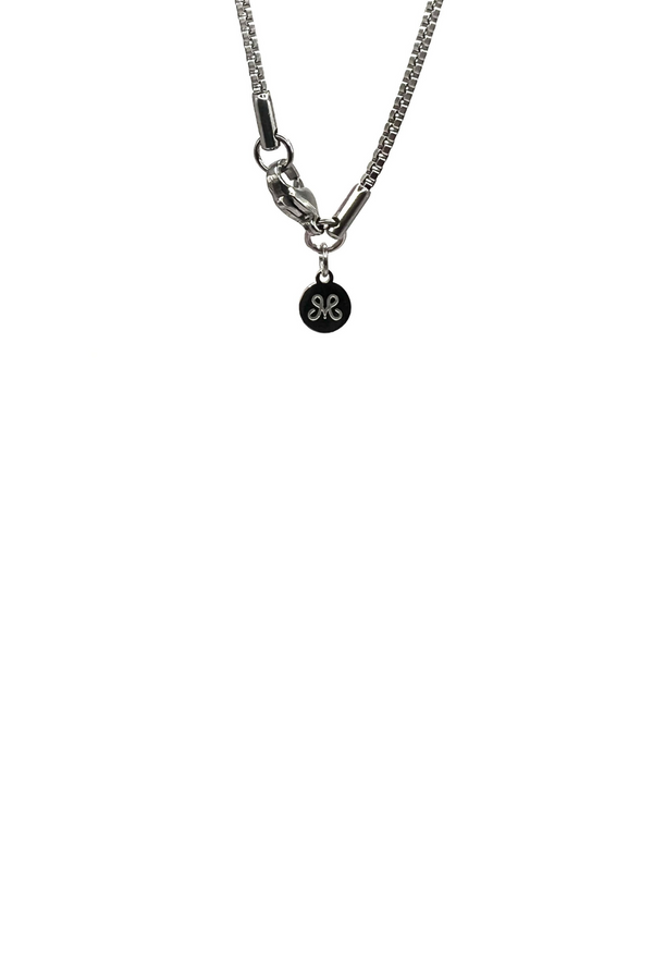 KEY PENDANT NECKLACE SILVER