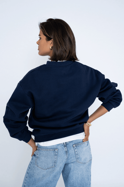 LOUDEST CREWNECK NAVY