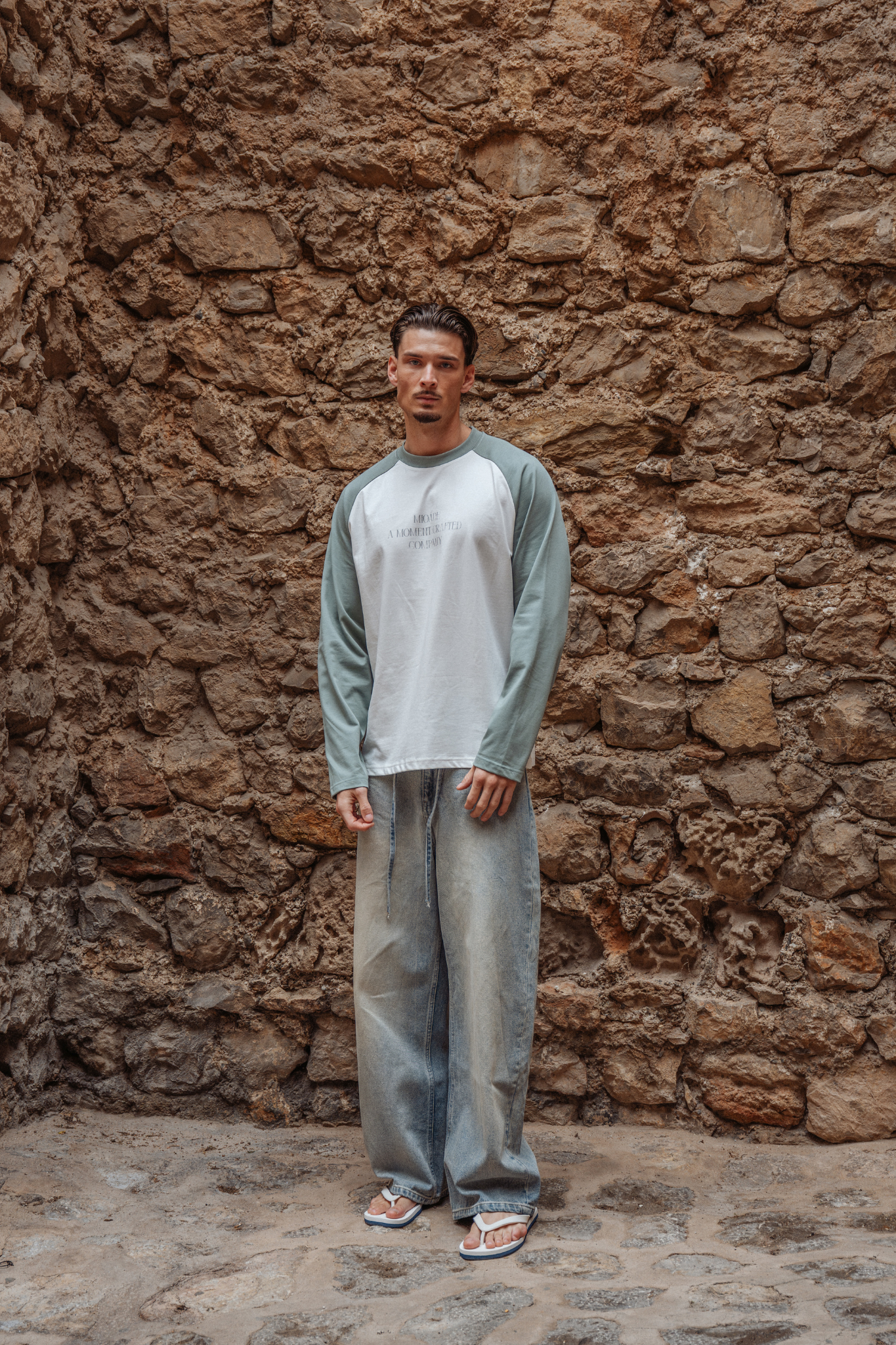 RAGLAN LONGSLEEVE WHITE SAGE