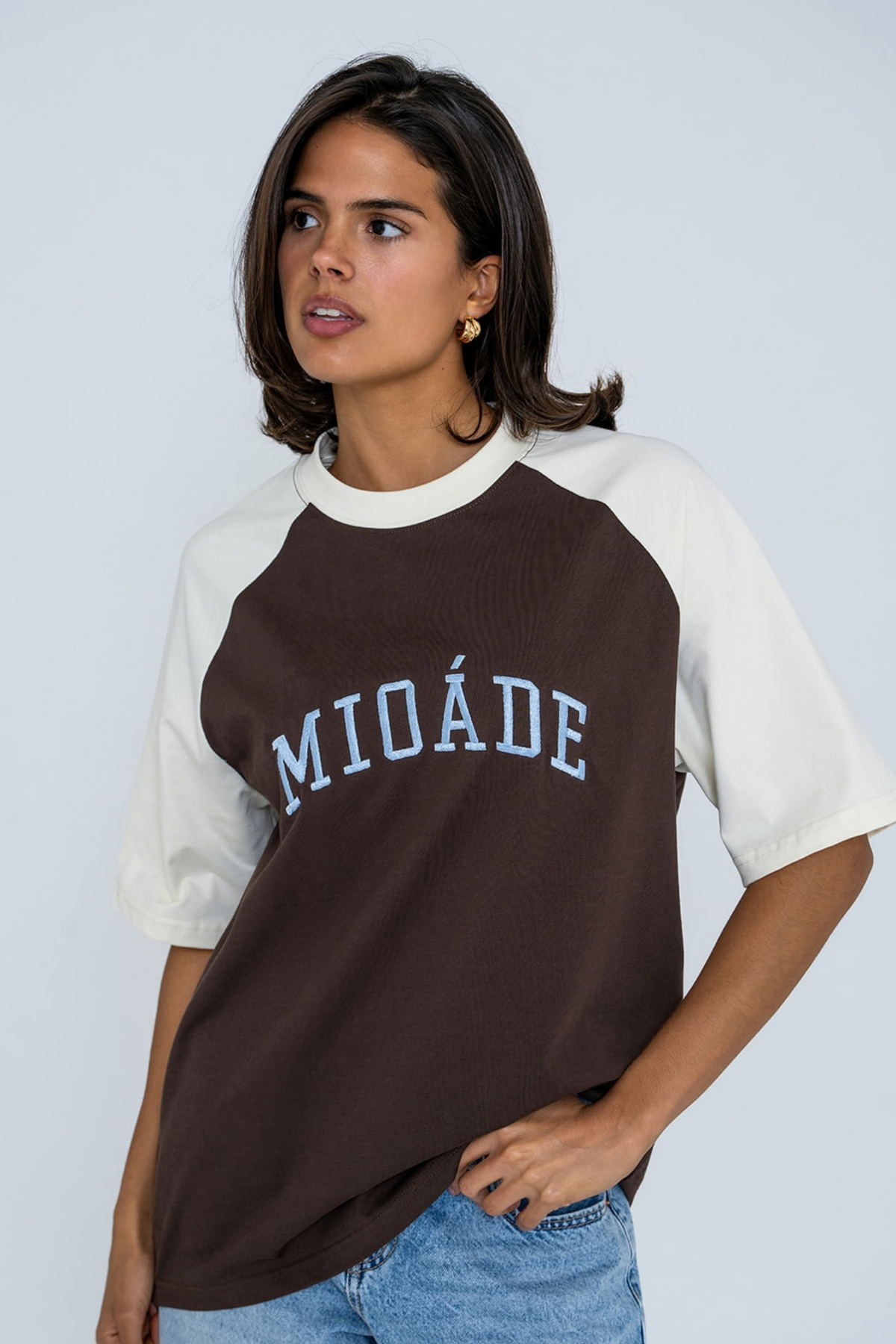 RAGLAN T-SHIRT BROWN