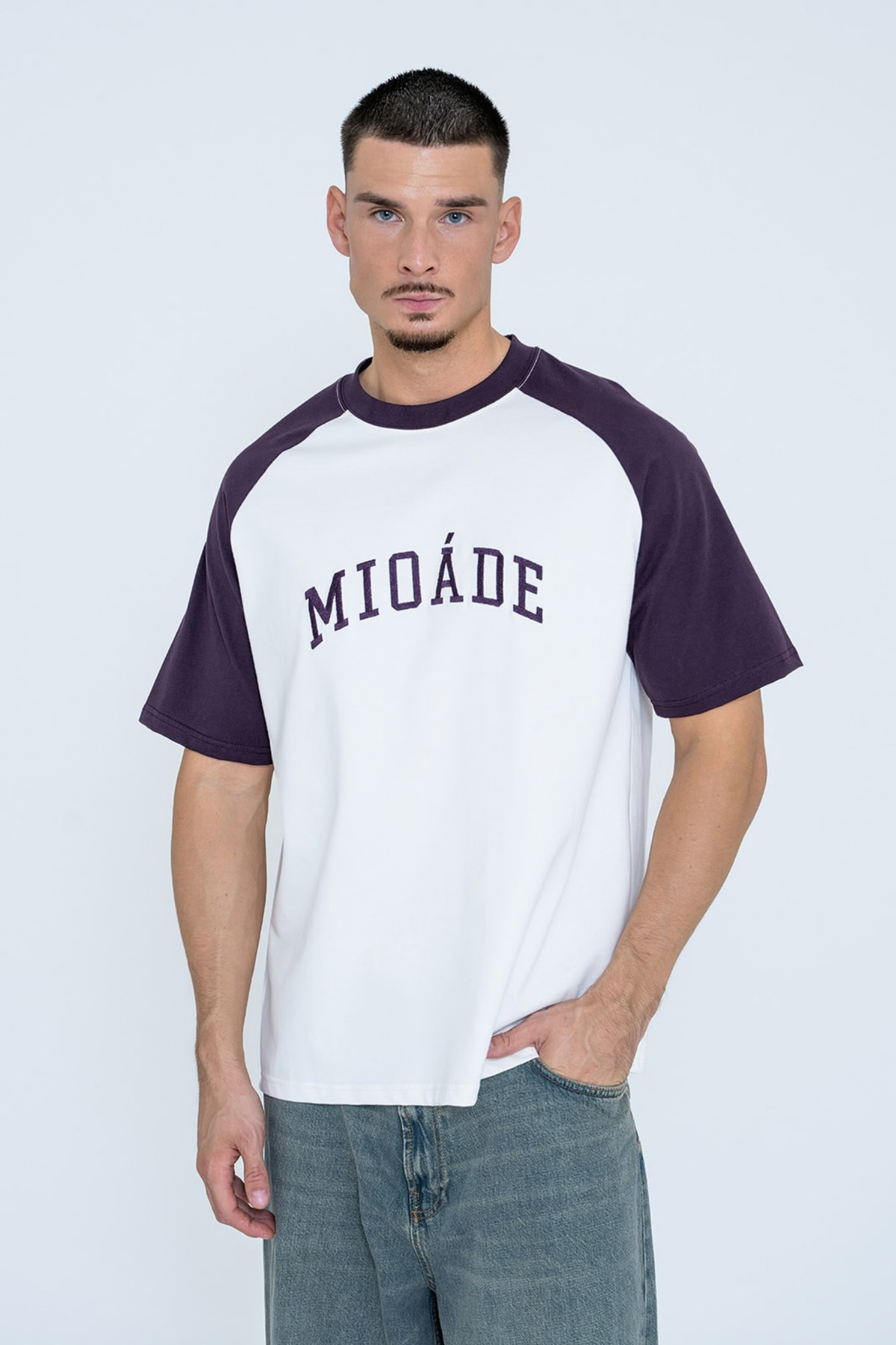 RAGLAN T-SHIRT PLUM