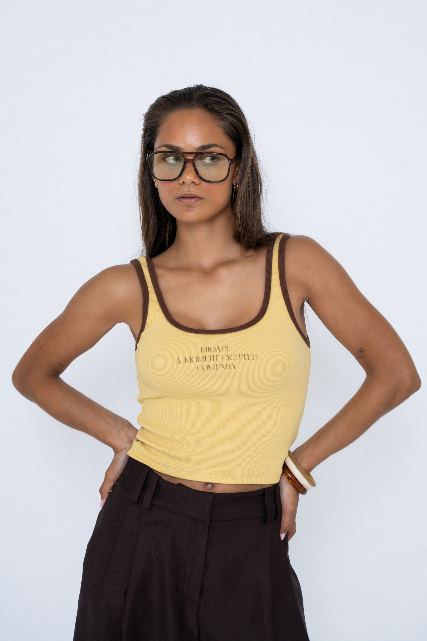 RIB TOP BUTTER YELLOW